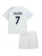 Inter Milan Piotr Zielinski #7 Replika Borta Kläder Barn 2025-26 Kortärmad (+ byxor)